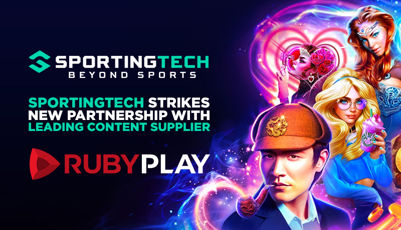 Post image for Sportingtech establece una nueva asociación con el proveedor líder de contenidos RubyPlay